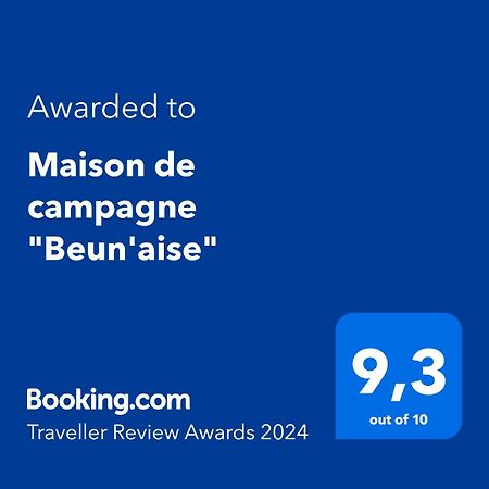 Maison De Campagne "Beun'Aise" Val-du-Mignon Esterno foto
